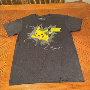 Pokemon Charcoal Tee with Logo